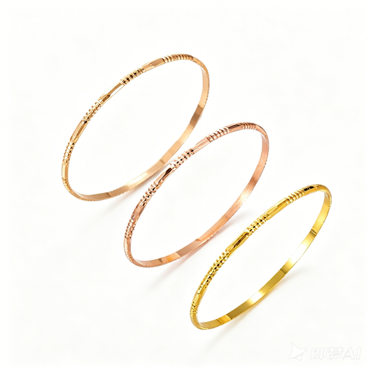 14K GOLD PLATED  BRACELET/BANGLE