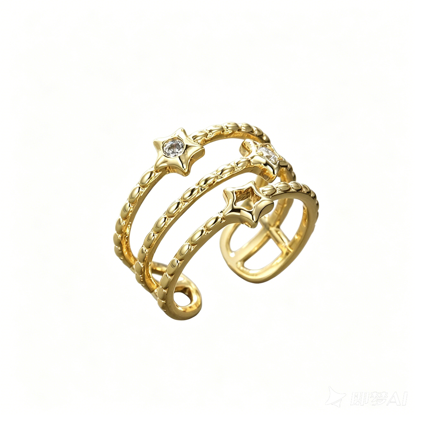 14K GOLD PLATED RINGS